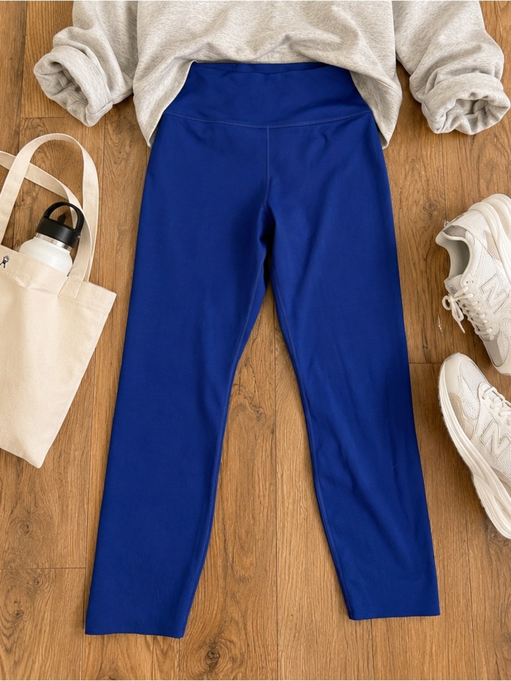 Nike Dri-fit High Waist Athletic Leggings in Cobalt Blue